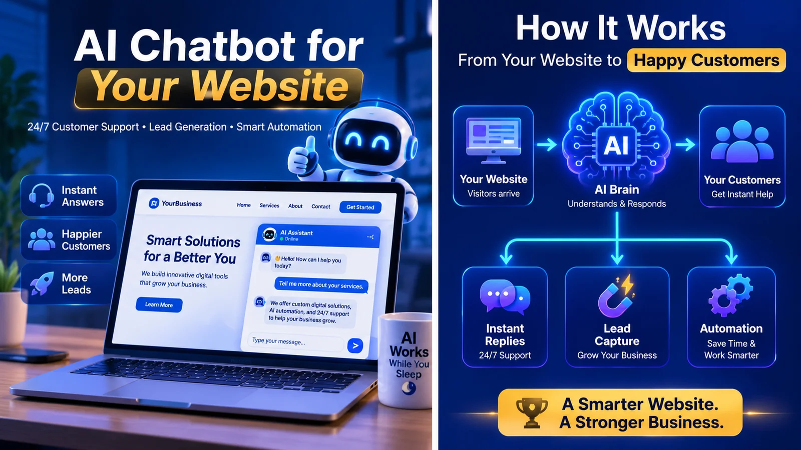 build an AI chatbot for your website — sample 2